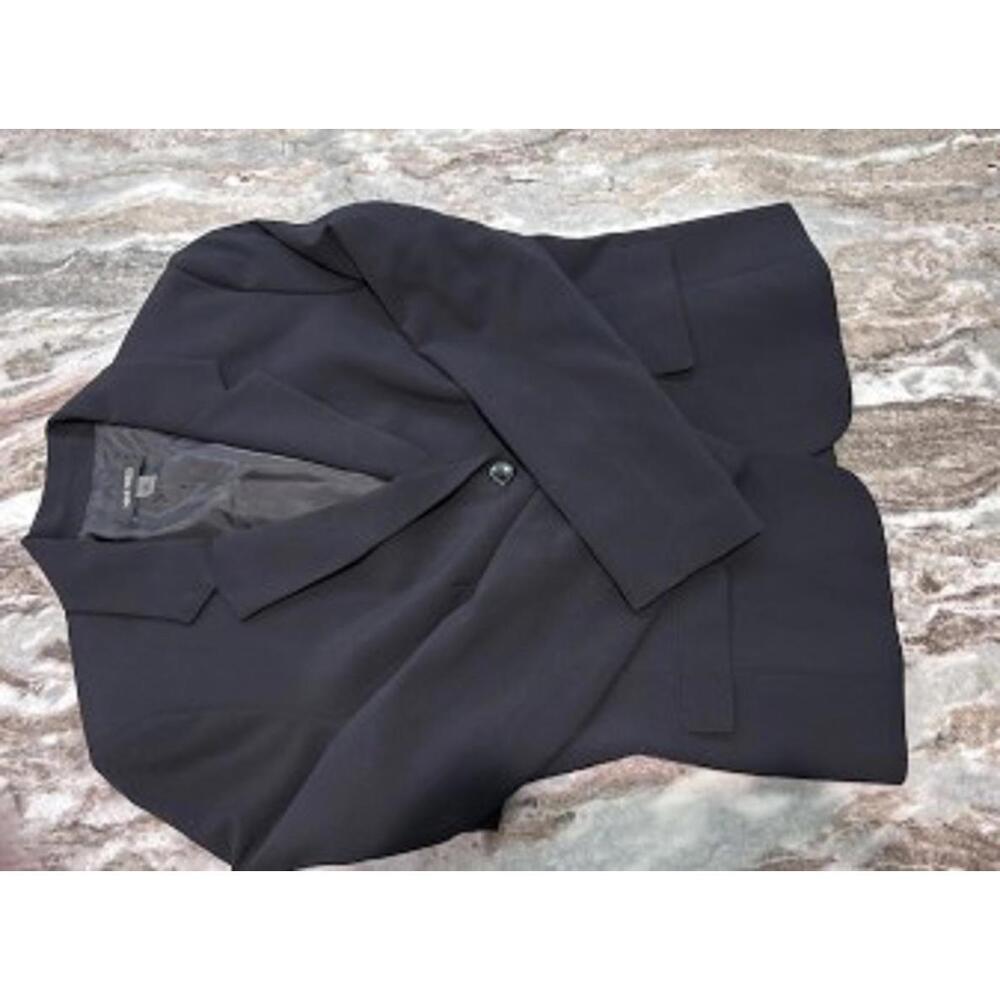 🖤 Nine West Women’s Sport Coat — Sz 10 — BLK, Fitted, 2‑Button Timeless Staple - Picture 4 of 7